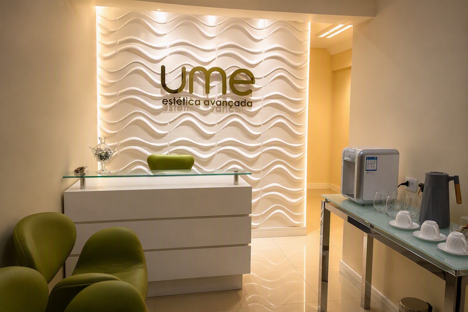 Recepção da UME Estética Avançada